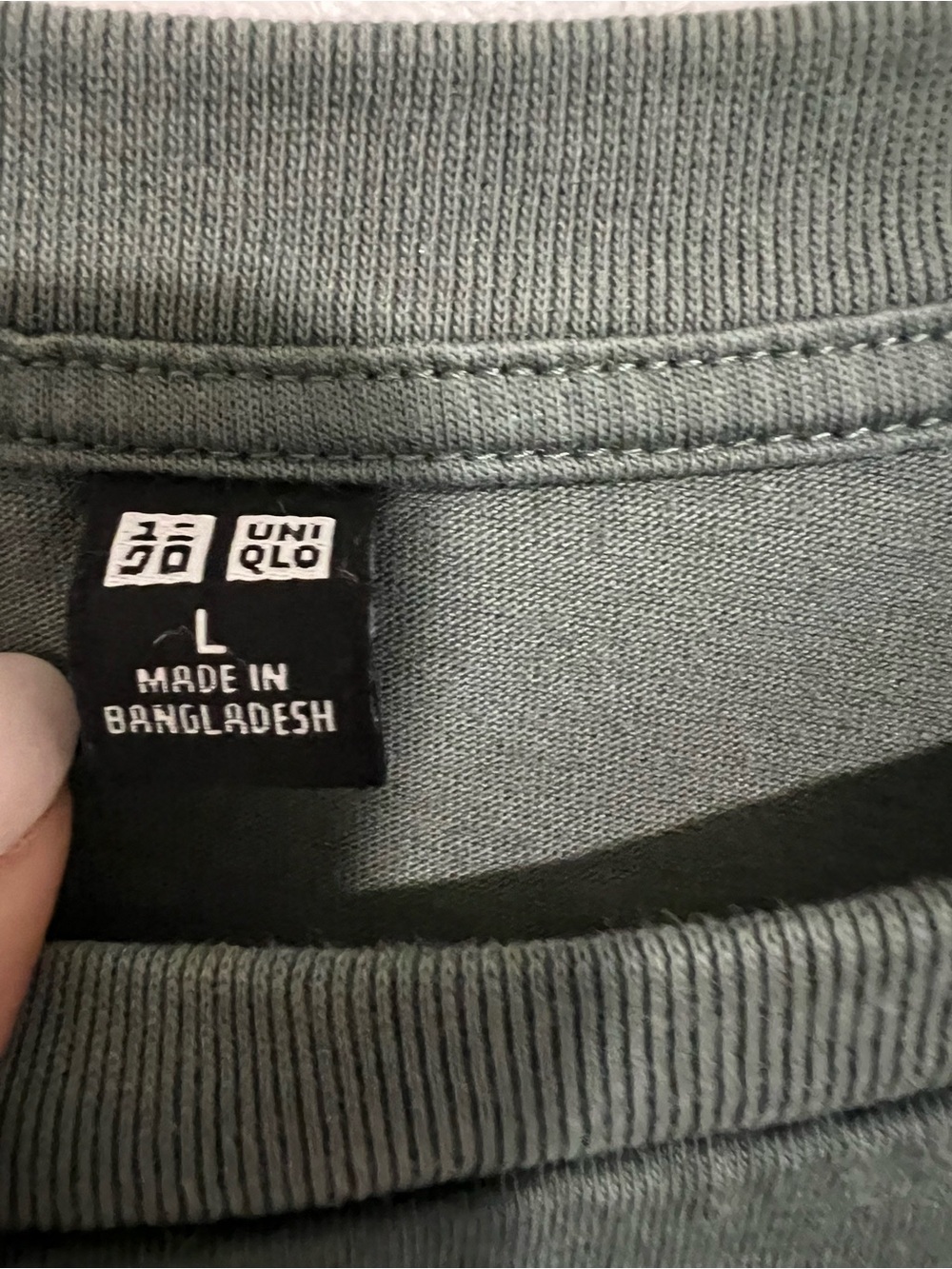 Uniqlo set of TWO A-Line Tunic Dresses, sizes S and L, green&brownish - Picture 9 of 11